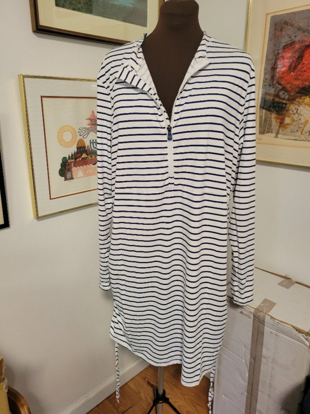 NWT Banana Boat XXL Sunscreen Protection Dress Striped